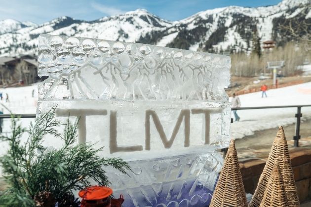 tlmt logo in ice